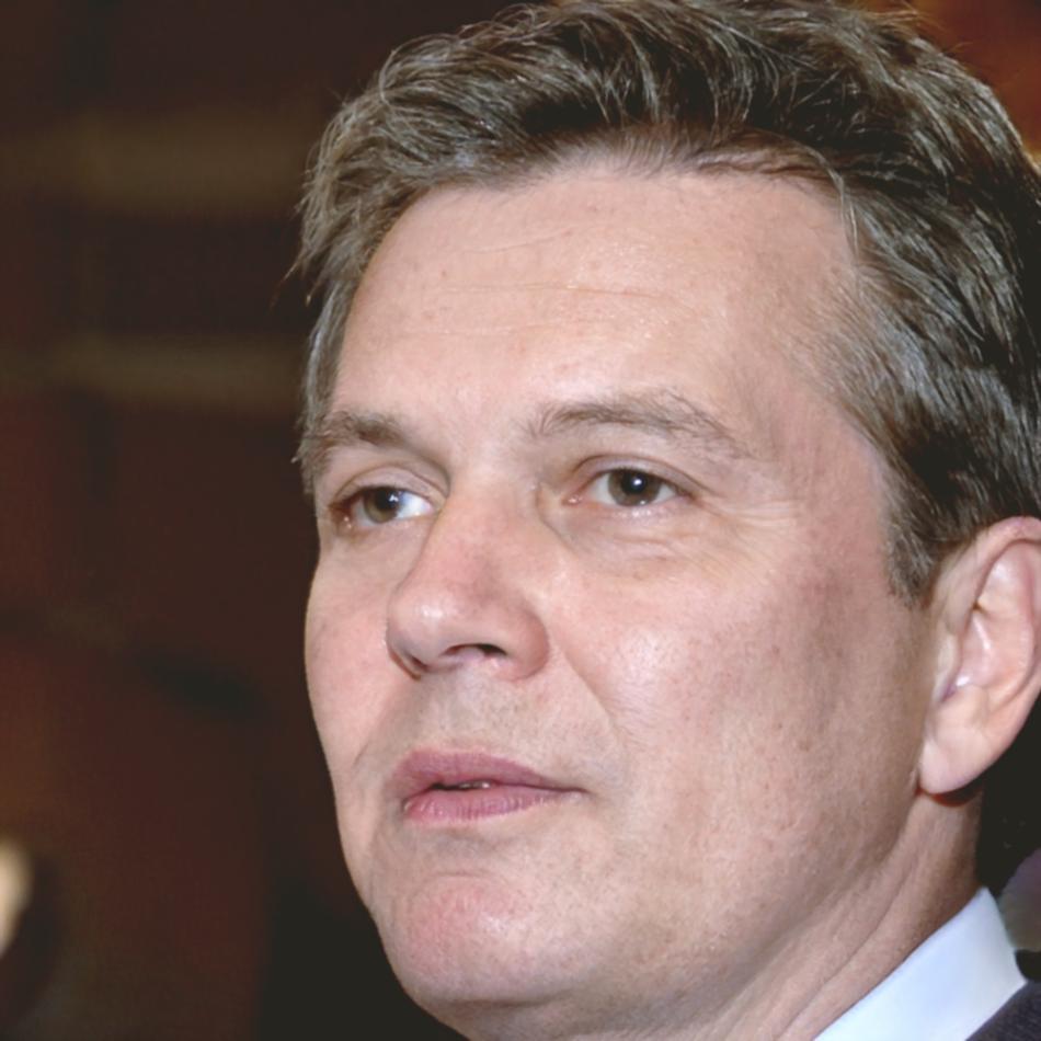 Retrato de Aurelio Mendizábal, director financiero